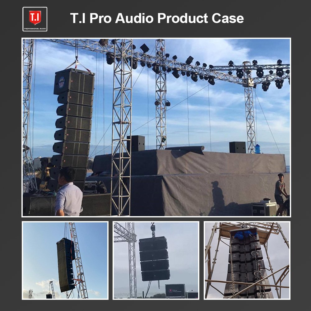 T.I Pro Audio Active Outdoor/Indoor Line Array System High Performance Speaker Equipment