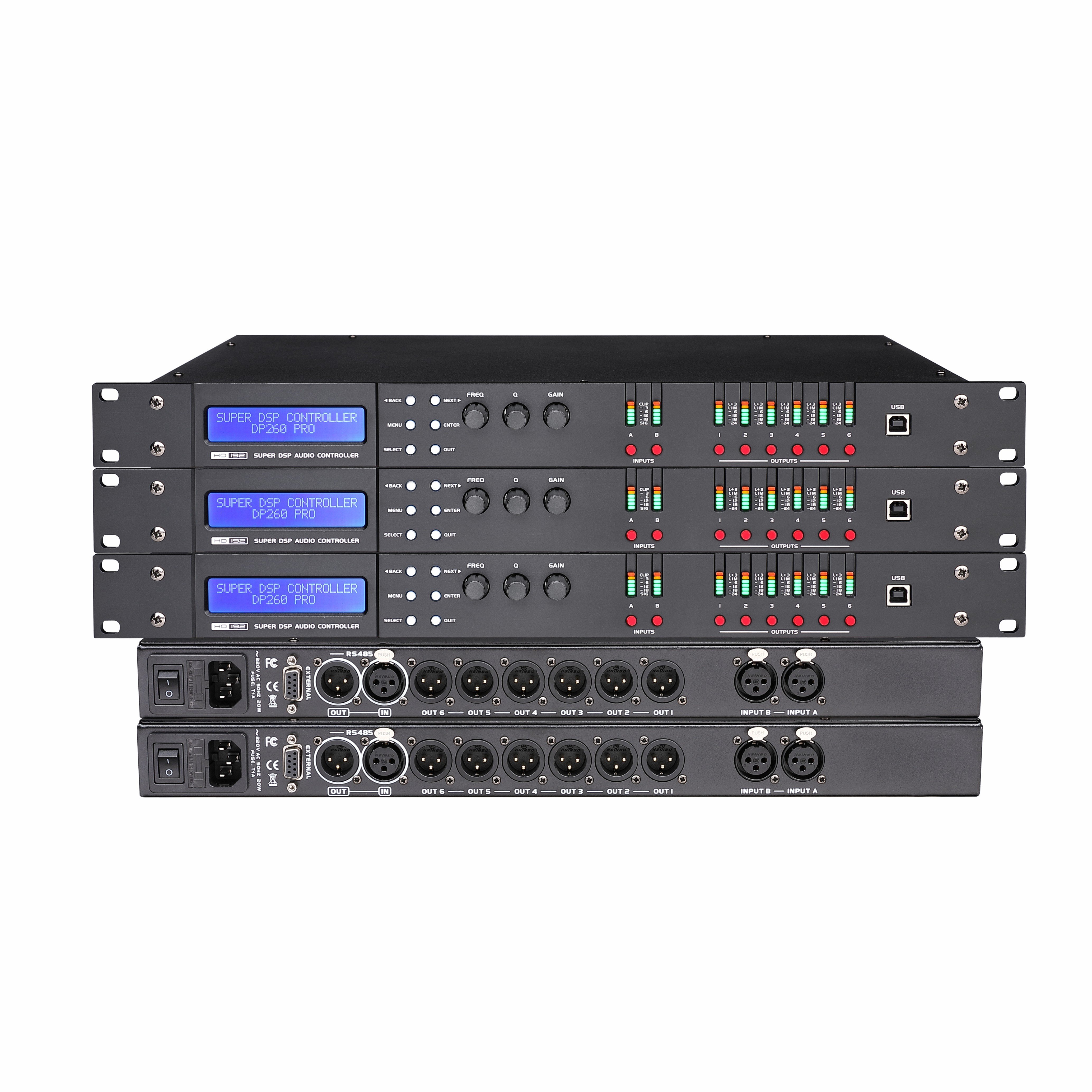 Digital amplifier 4 Channel amplificadores profesional class Power Amplifier DJ Audio Sound Processor System