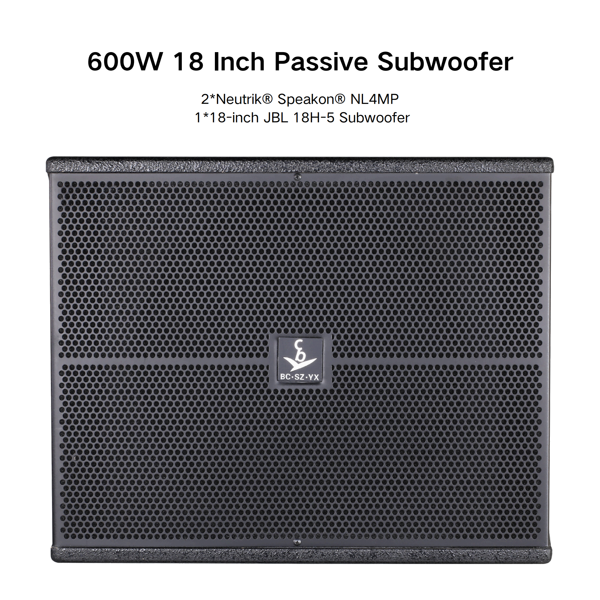 600W 18-Inch Passive Sub-Bass Speaker (JBL RM18SUB) Bass Reflex Type Subwoofer Audio Equipment Sound System