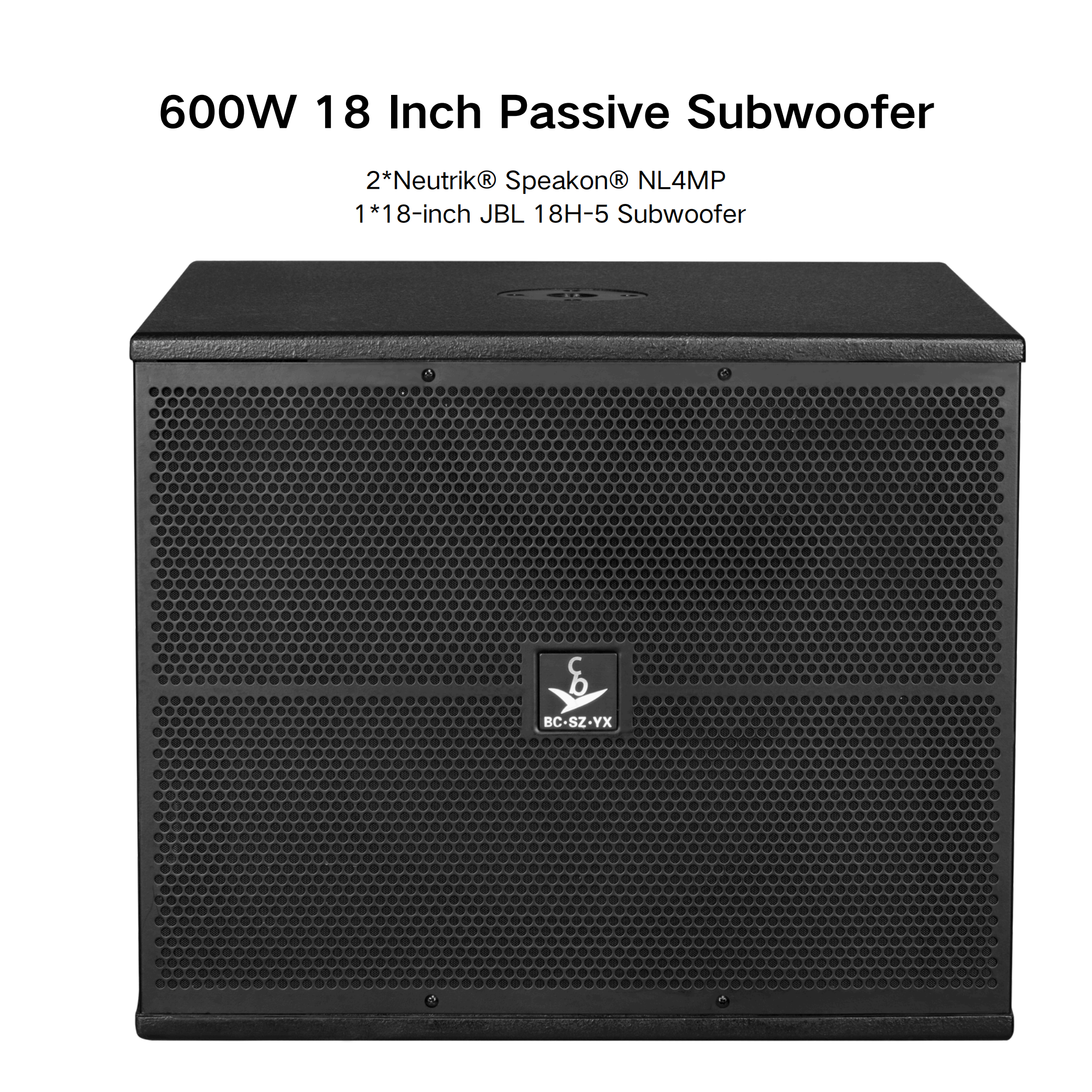 600W 18-Inch Passive Sub-Bass Speaker (JBL RM18SUB) Bass Reflex Type Subwoofer Audio Equipment Sound System
