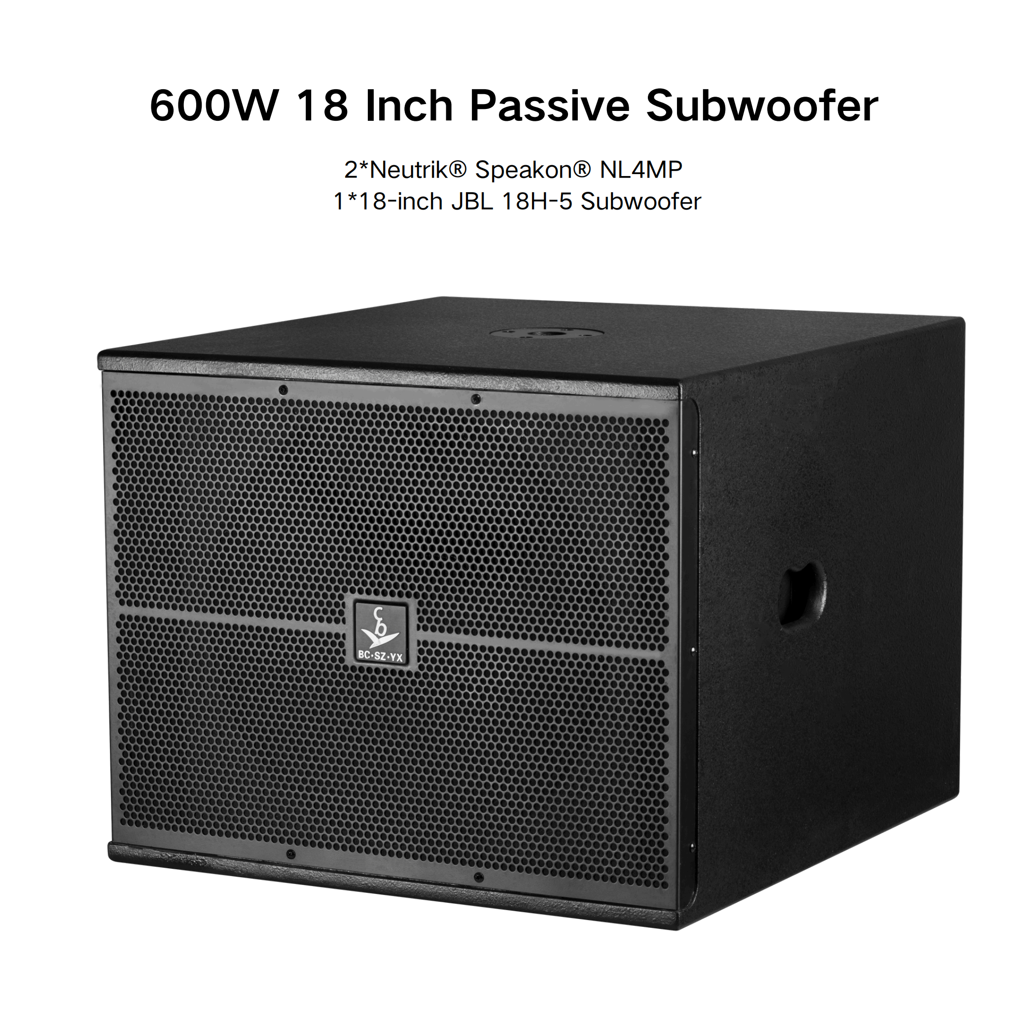 600W 18-Inch Passive Sub-Bass Speaker (JBL RM18SUB) Bass Reflex Type Subwoofer Audio Equipment Sound System