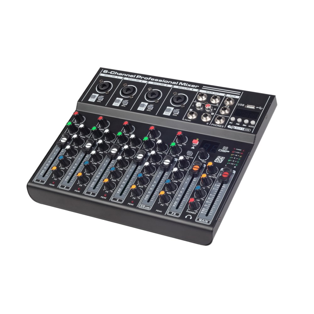 Hot Selling Mini USB Audio Mixer Sound Mixing Console for Karaoke