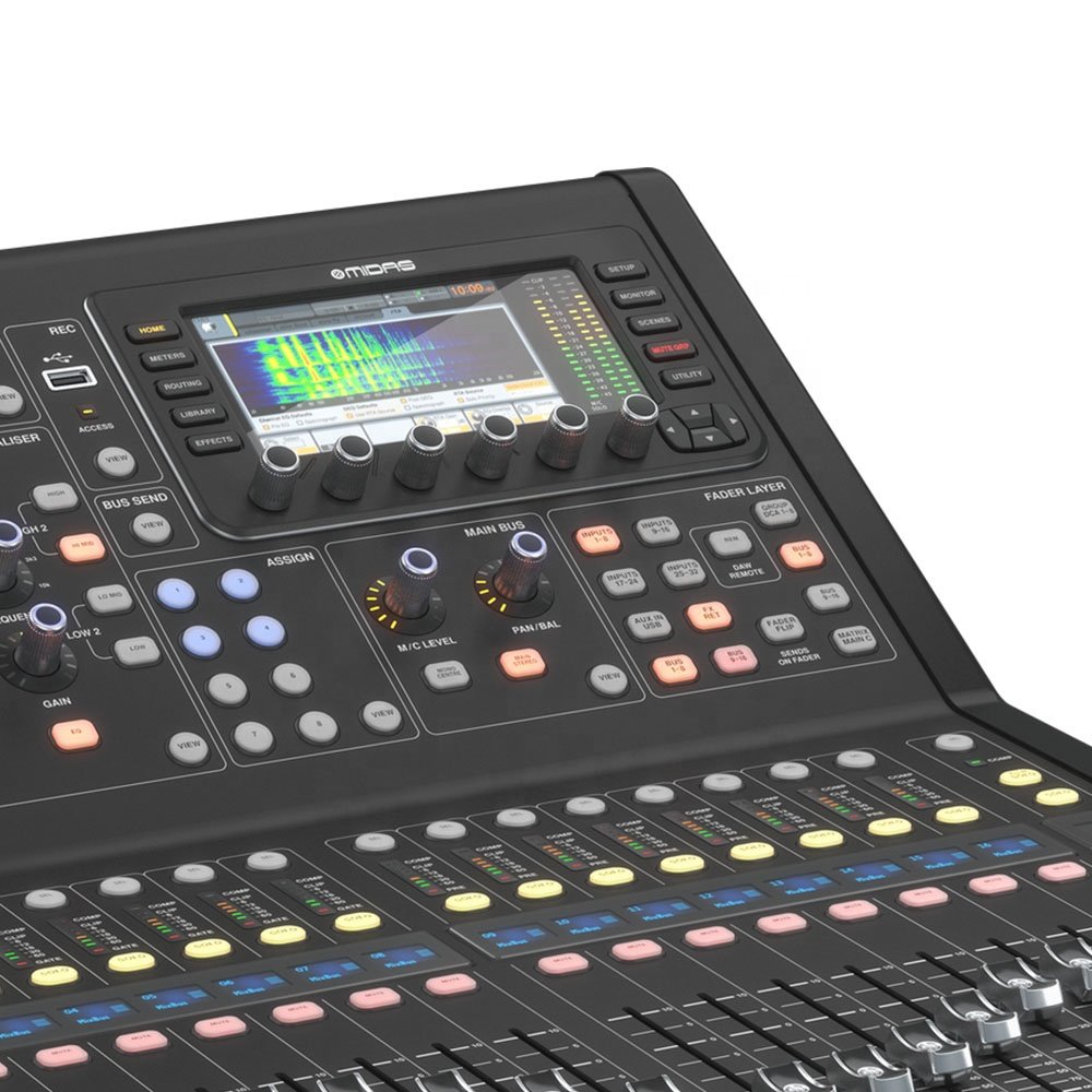 Midas M32R Digital Console + DL16 Stagebox Bundle Pa System Audio Sound Equipment For Stage Live Show & Studio