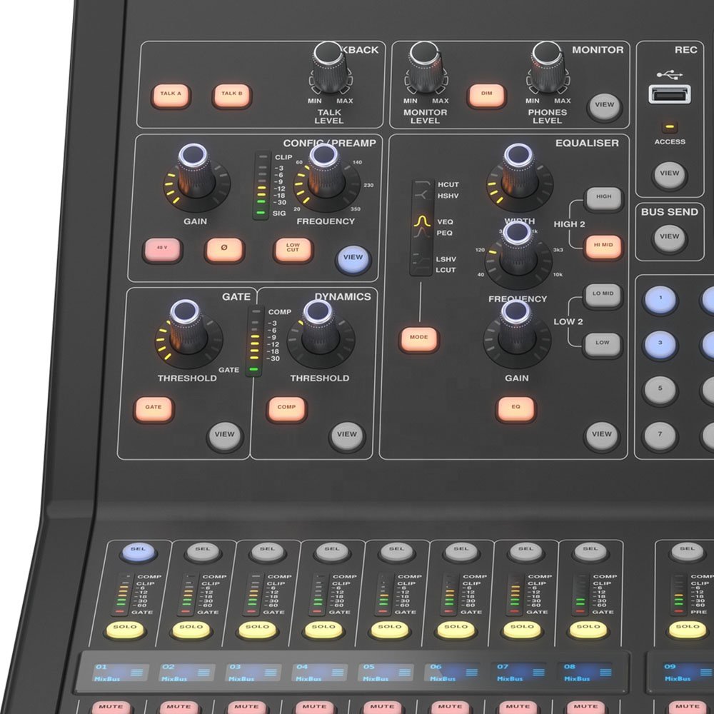 Midas M32R Digital Console + DL16 Stagebox Bundle Pa System Audio Sound Equipment For Stage Live Show & Studio
