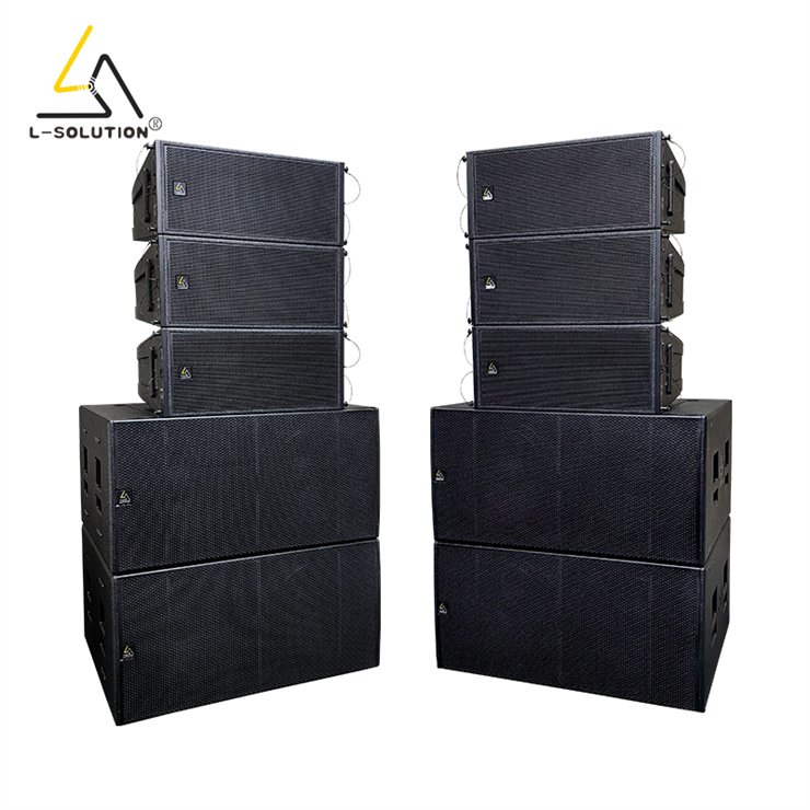 Professional audio sound equipment dual 10 inch 900watt active/passive line array speakers outdoor concert stage dj sound system