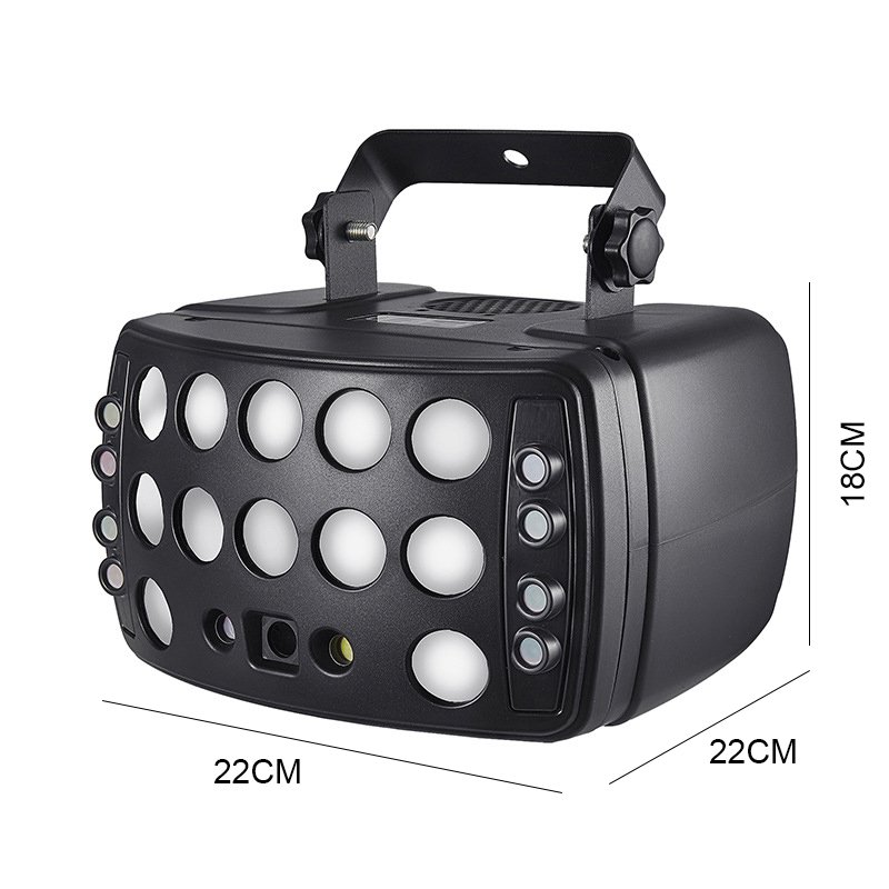 DJ Disco Beam 4IN1 Stage Light Red Green Laser Patterns Strobe Dynamic Marquee Effect Party Wedding Club Dance Lamp