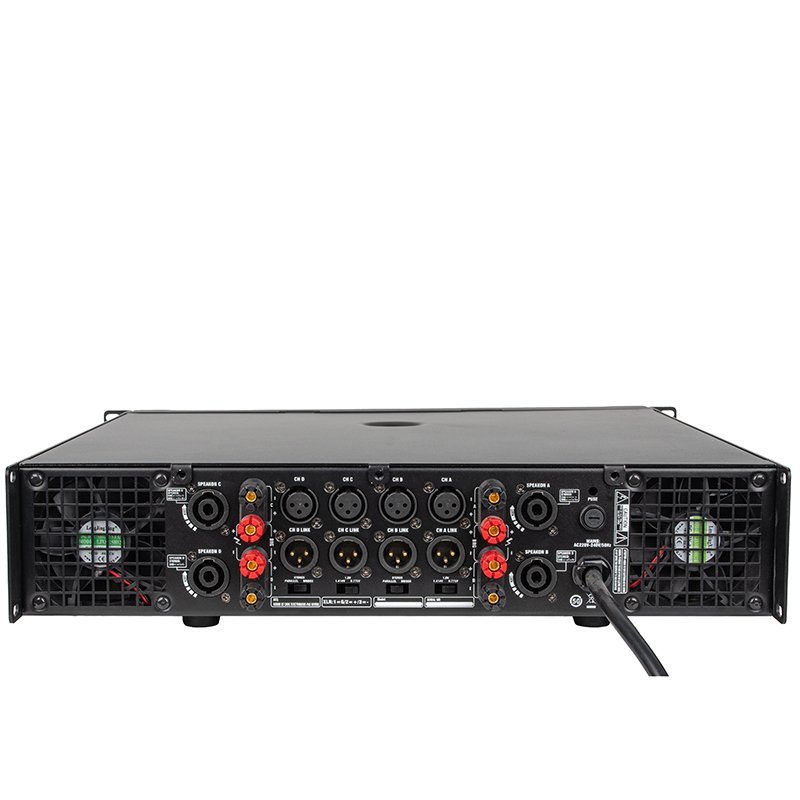 MK5000 Hot selling standard 2u 4channel power amplifier audio professional sound amplifier