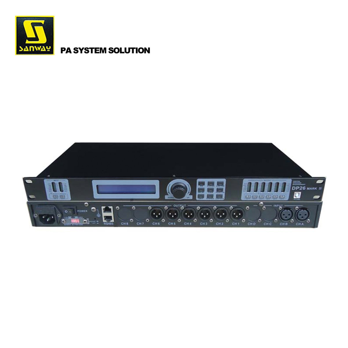 DP26 2 In 6 Out Sound Speaker Management Processor