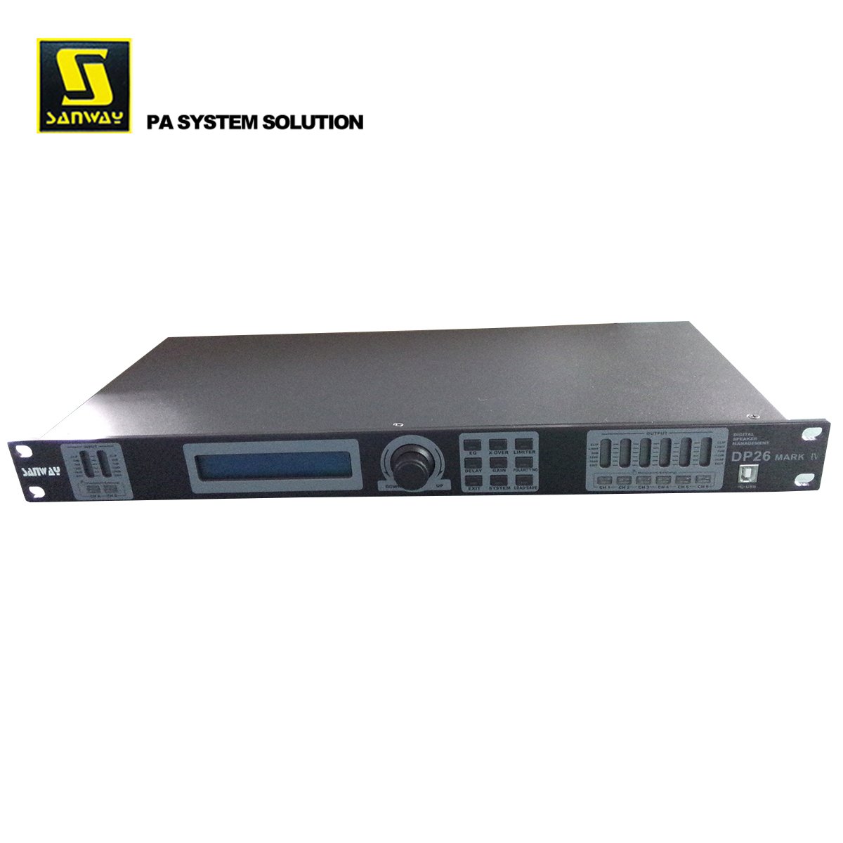 DP26 2 In 6 Out Sound Speaker Management Processor