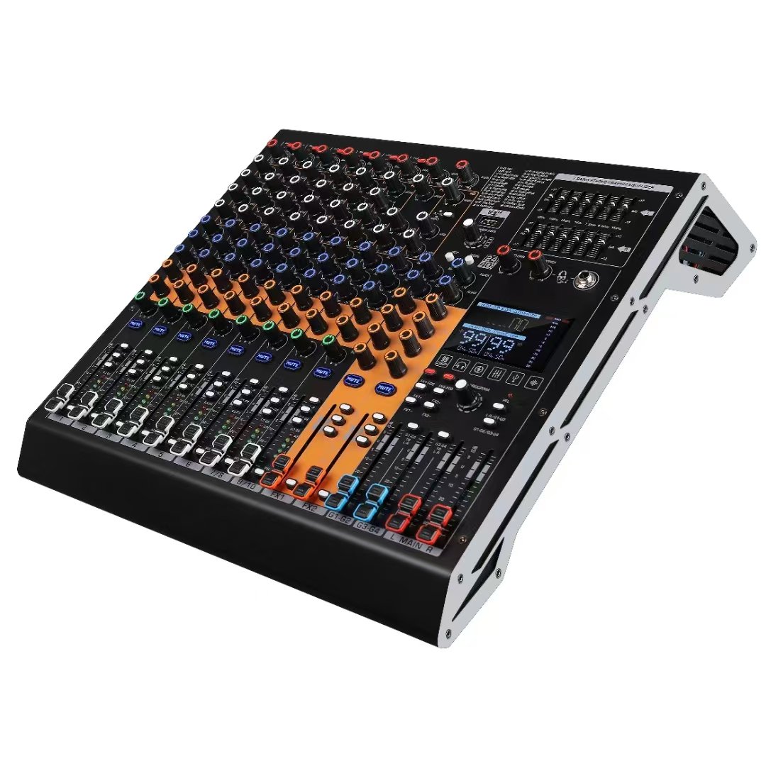 ST 10/14/18/22 Channel High performance compact analog mixer 4group+4 aux+99dsp audio mixing console bluetooth sound card record