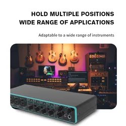 Voxfull UMC404 Mini 4 Channel 4x4 24-Bit 192 kHz Mixer DJ Console recording Sound Card Podcasting Studio musical instrument
