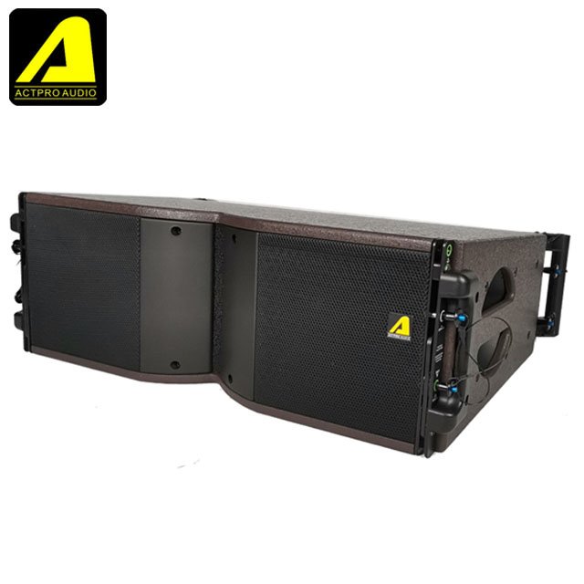 ACTPRO Professional Stage Speaker Dual 8-inch 2-Way Line Array KR208 Audio Sound Equipment