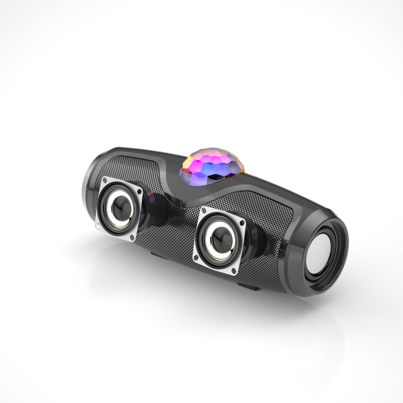 mini speaker wireless Rotate ball lighting bluetooth party lighting speaker with TF card USB sound equipment Aux Handsfree