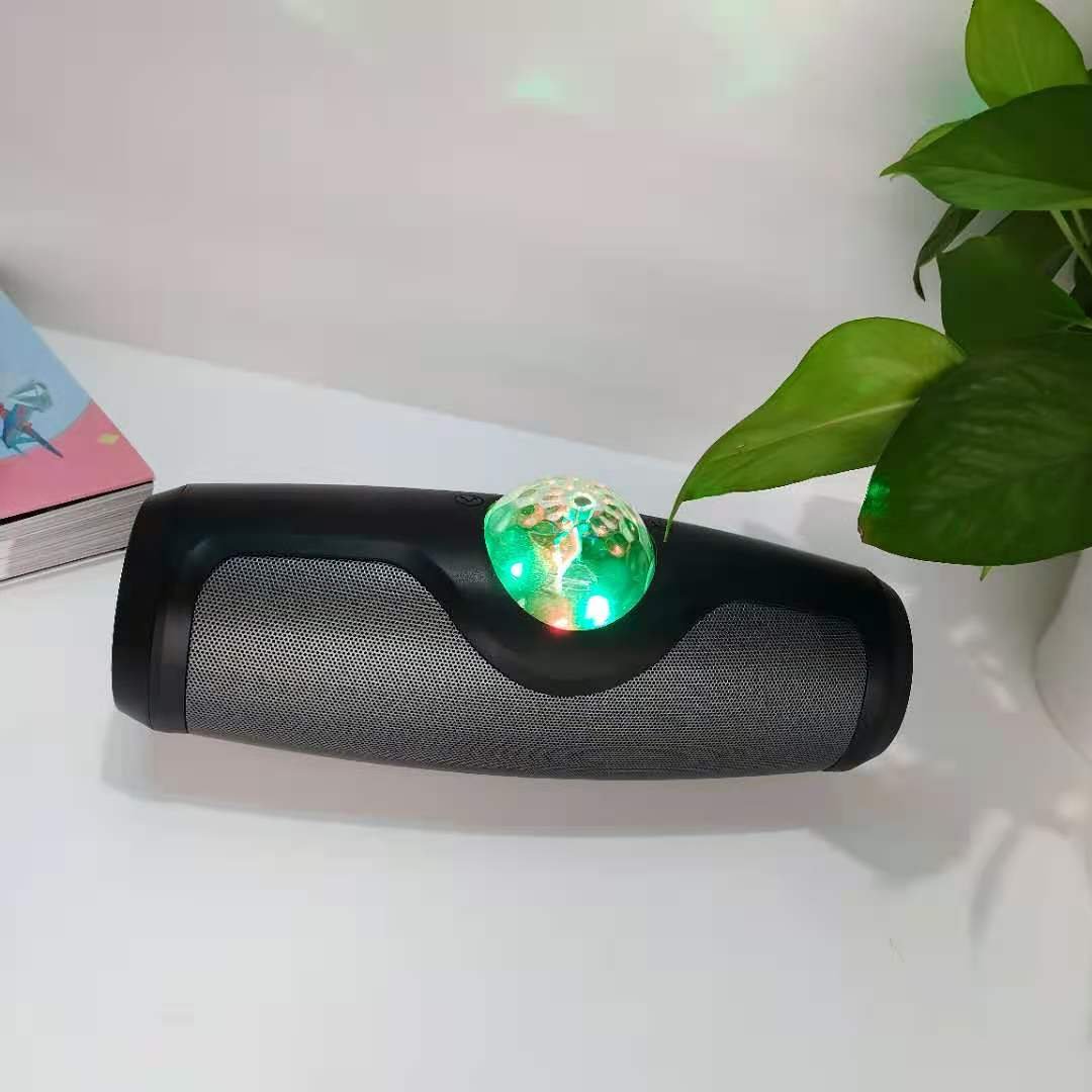 mini speaker wireless Rotate ball lighting bluetooth party lighting speaker with TF card USB sound equipment Aux Handsfree