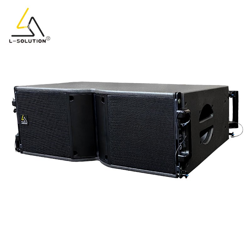 Active Speakers Two Way Dual Line Array Long Throw System 10 Inch Surround Sounds Equipment for Outdoor Concerts Speaker