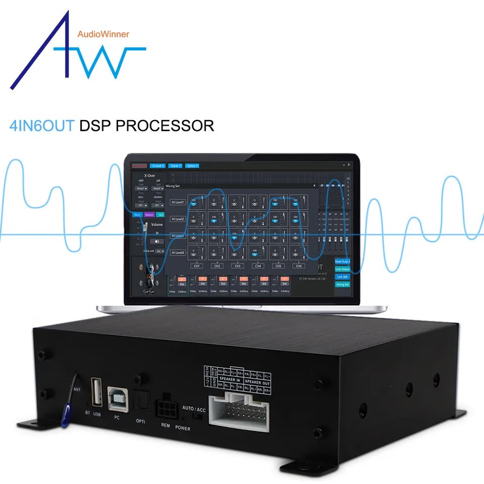 Amplificador De audio Professional Korea Mini Class Ab 4 Channel Soundigital Dsp Car Amplifier