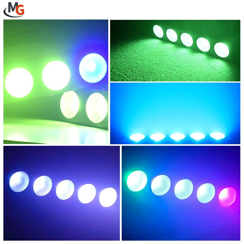 Outdoor IP65 Waterproof DMX512 5*20W RGBWA 5in1 Blinder LED Matrix Light for Outdoor Landscape