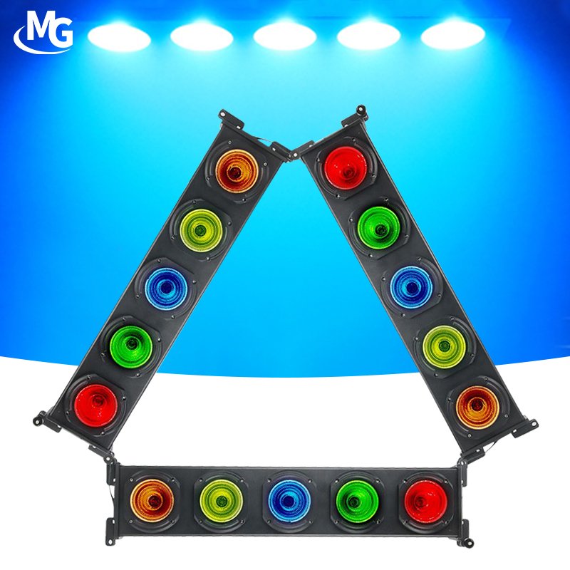 Outdoor IP65 Waterproof DMX512 5*20W RGBWA 5in1 Blinder LED Matrix Light for Outdoor Landscape