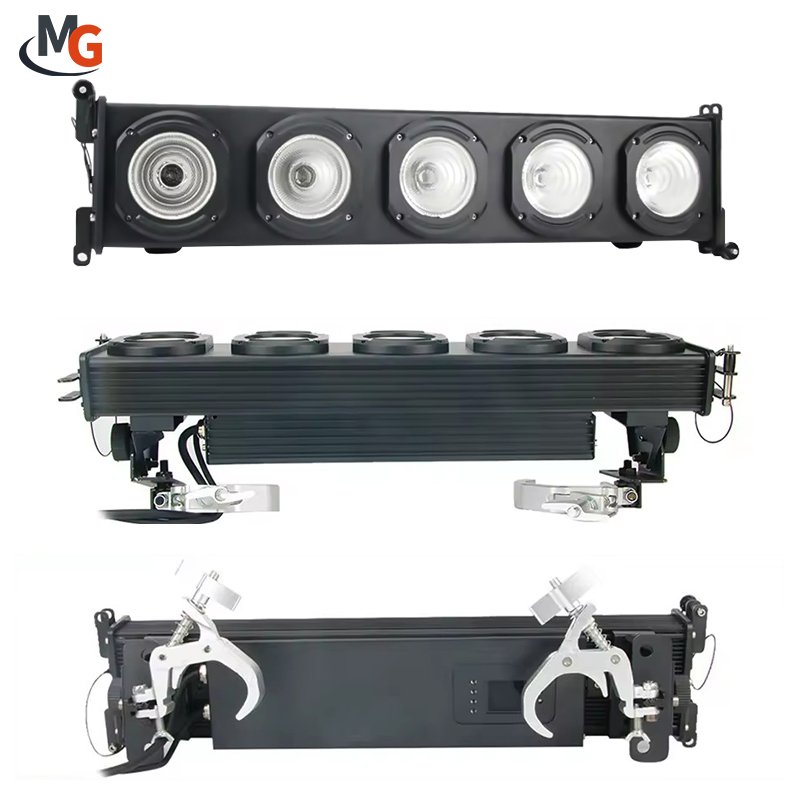 Outdoor IP65 Waterproof DMX512 5*20W RGBWA 5in1 Blinder LED Matrix Light for Outdoor Landscape