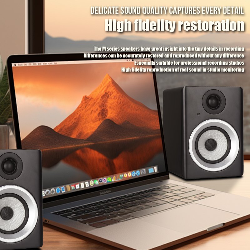 Professional Best Sound Active Monitor DJ Subwoofer Speakers Have TRS/XLR Bluetooths Input For Computer Home Theater game