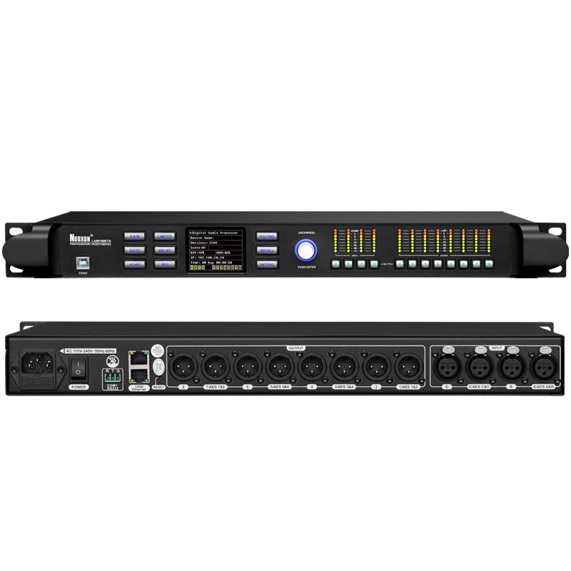 LM848RT Church DSP Effects Processor Audio 4 In 8 Out show Sound Equipment Audio Processor