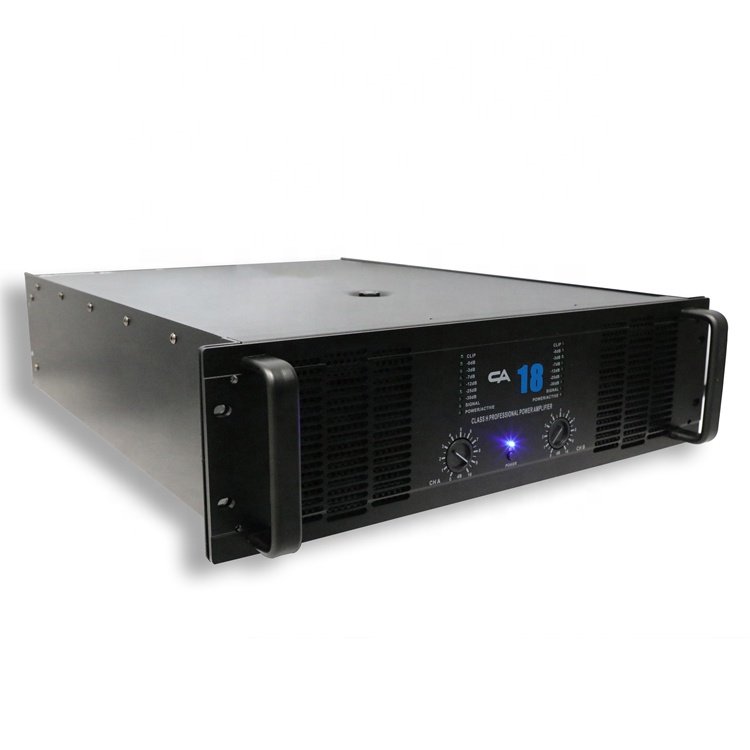 CA18 Sound Equipment Amplifiers High Power Audio Professional Power Amplifier With Class H Circuit CA18
