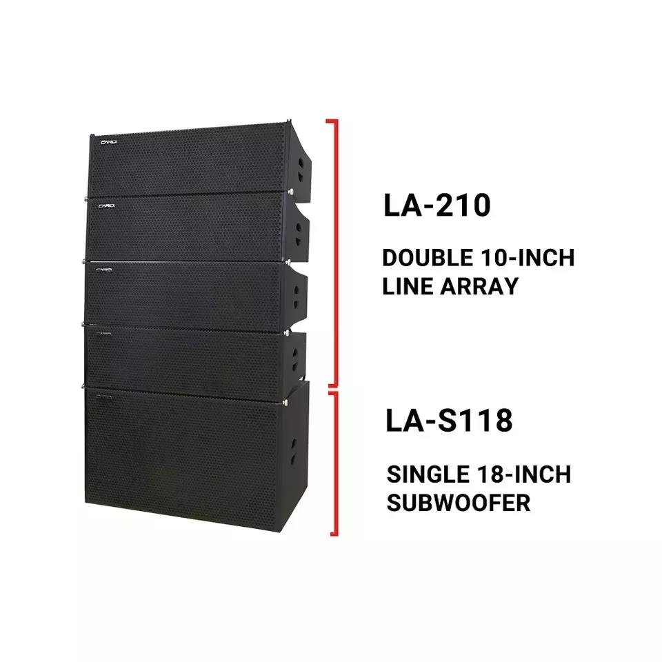 Factory Customization Dual 10 inch professional line array speaker DJ sound system active line array