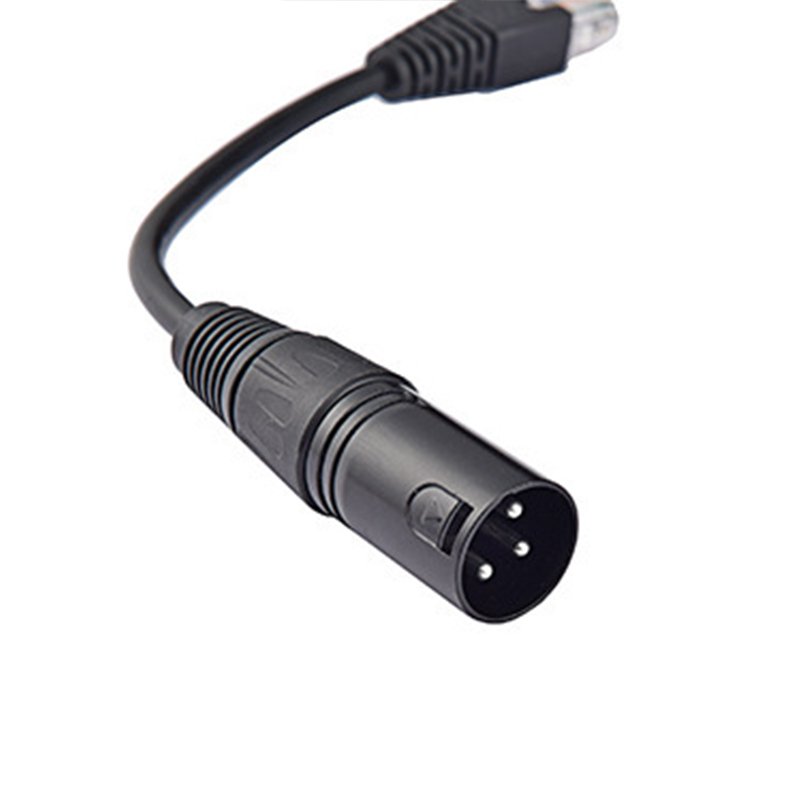 3Pin Female to RJ45 Male Connector Extender Cable XLR Audio Cable for Amplifier Mixer KTV Equipment Lighting and Sound