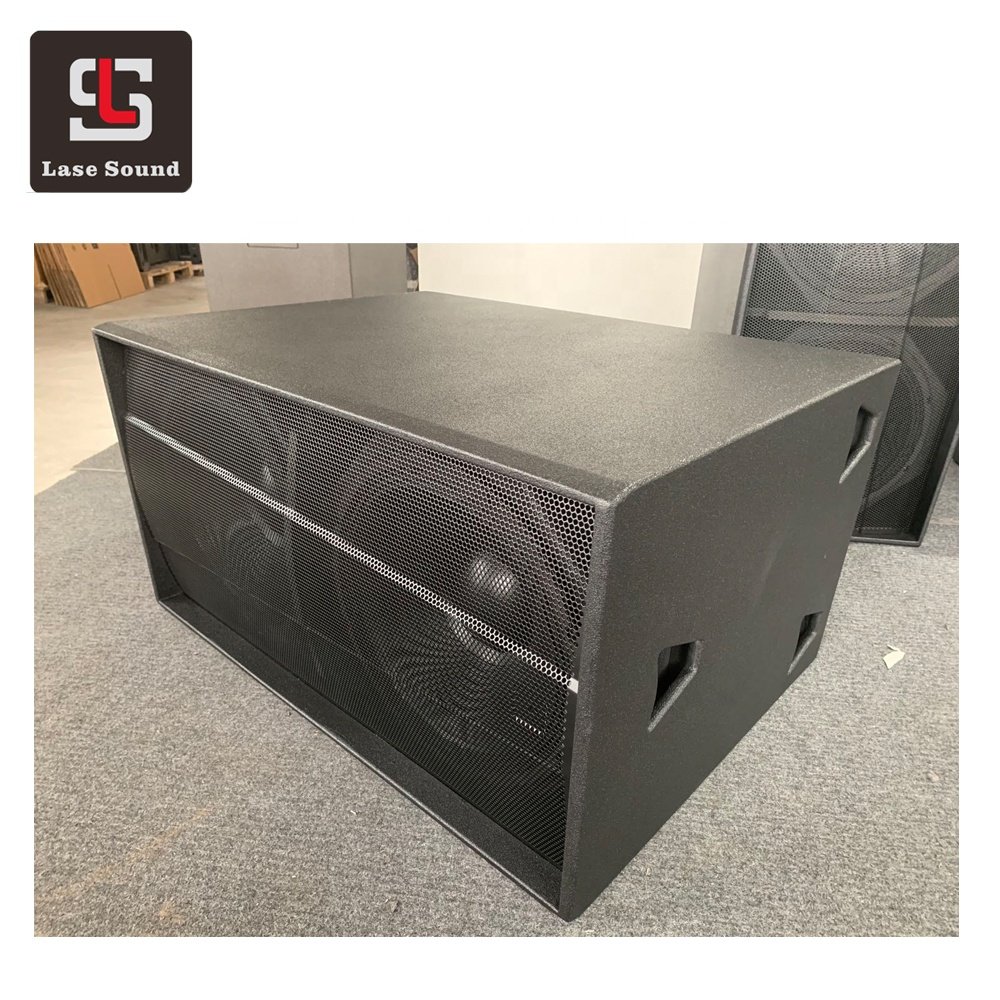 Dual 18-Inch S218L+ Active Professional Subwoofer Speaker 1200W Output Power 4ohm Wooden Bass Audio Video Outdoor Stage Use
