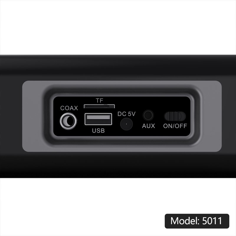 Echo Wall 10W Bluetooth Wireless Speaker with AUX TV Sound Blaster Long Home Audio Equipment Living Room Sound Bar Speaker