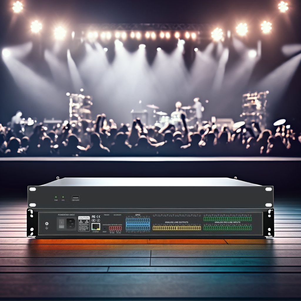 OEM ODM Professional Audio Processor TFP1608 Black Metal Sound Equipment Management Line Array Audio System