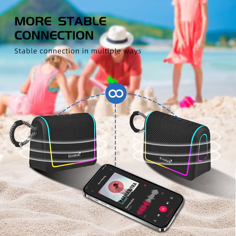 2024 Portable New Design 5W Sound equipment/amplifiers/speaker Fashion Sound Speaker Deep Bass Vibration RGB Loud Speaker System
