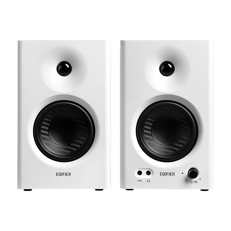 Edifier MR4 Powered Studio Monitor Speakers 42W Active Studio Bookshelf Speakers 2.0 Black Sound System