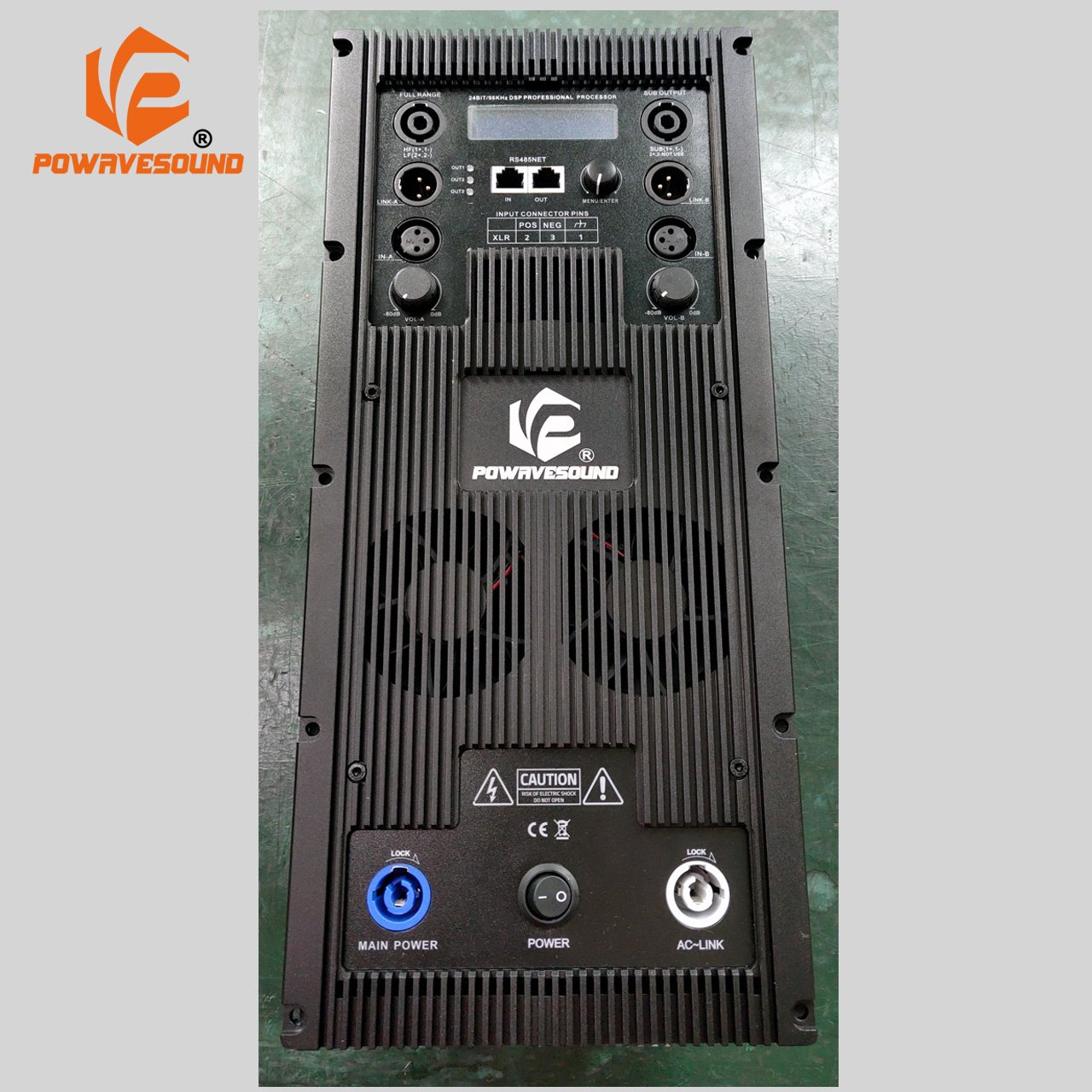 Professional audio sound equipment speaker amplifier 3000W power for subwoofer and 1000W for line array 3 way active speaker