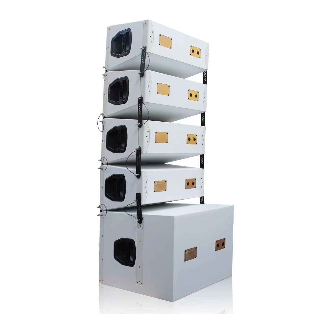 Dual 10 inch Q1 professional disco sound equipment powered line array speaker stage audio equipment