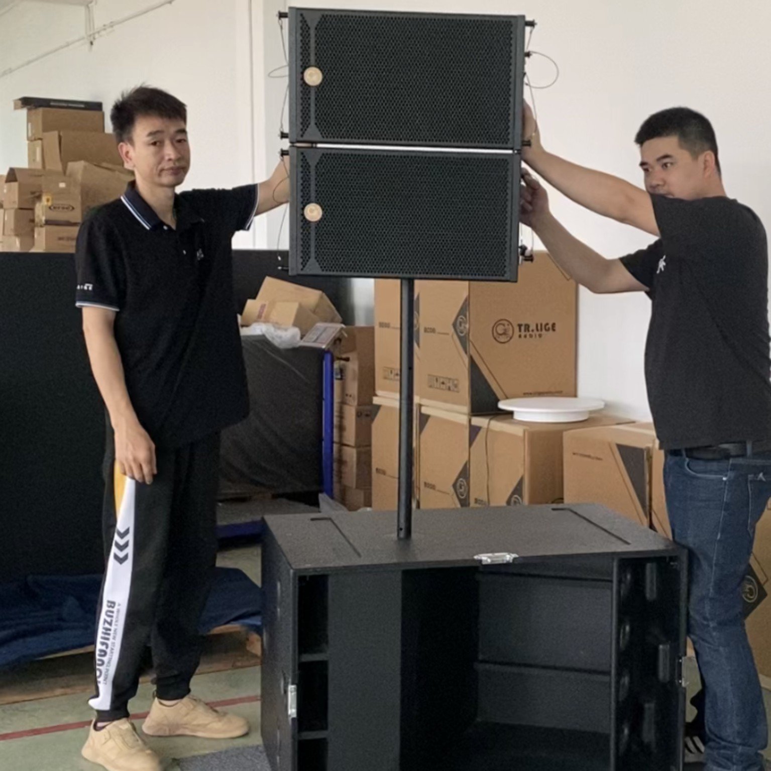 10"and 18"Combined line array speaker line array 2+1 sound system line array speaker