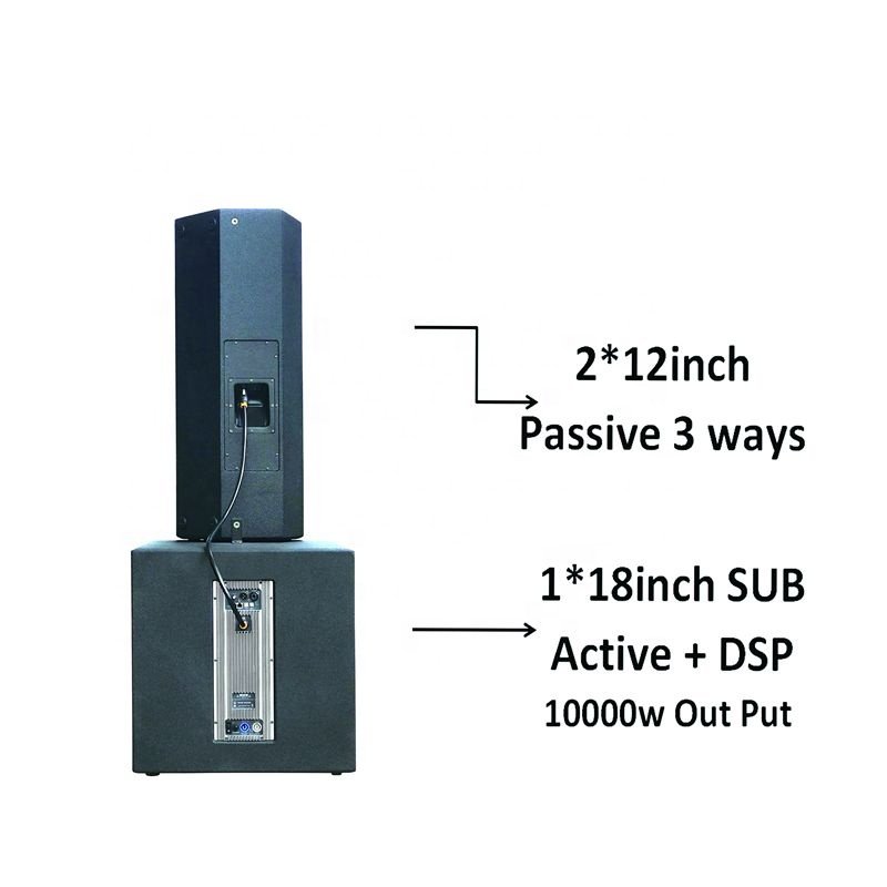 2024 Guangzhou Morin 2200W Active Passive Combination Audio System Big Stage Speaker