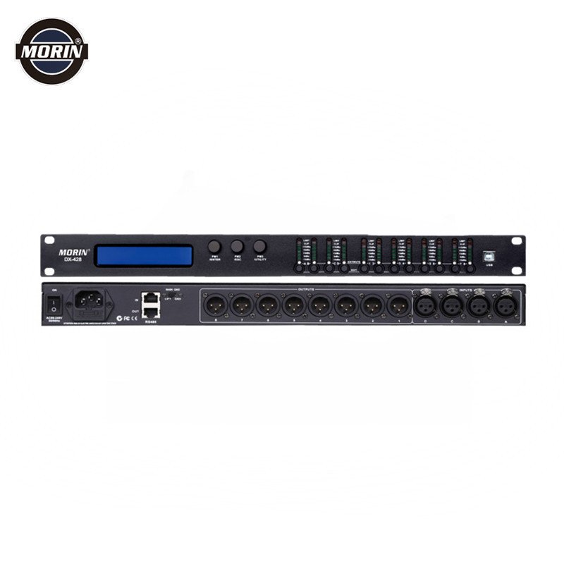 4 Input 8 Output Professional Audio Speaker Management System DSP Digital Audio Processor