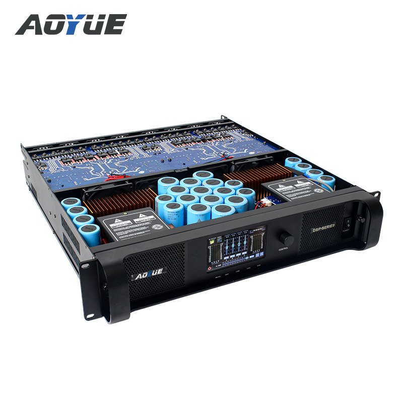 DSP-20Q subwoofer 4 channel dsp live sound 2500w amplifier class td with dsp audio processor