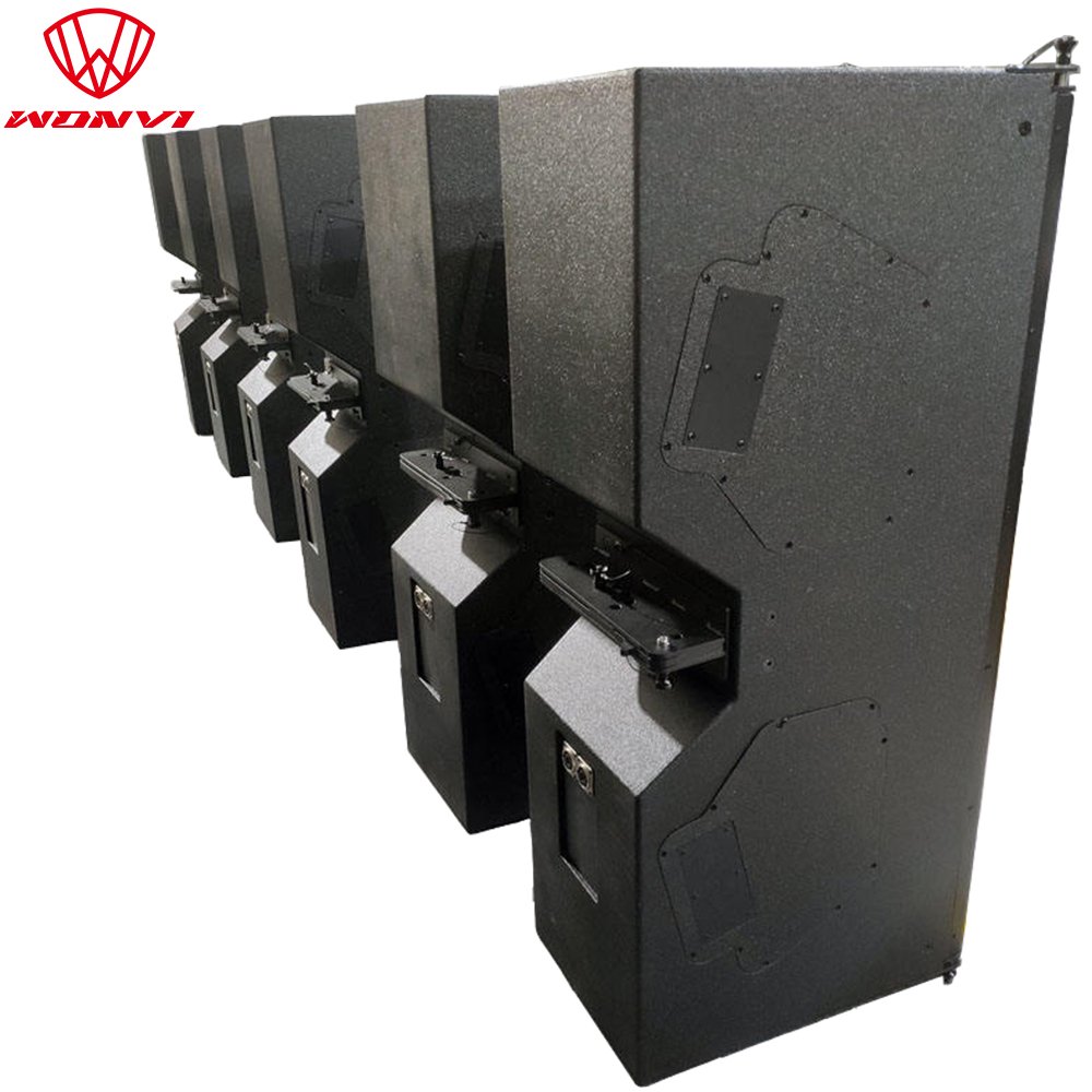 WPL double 12 inch line array speaker system PA sound outdoor concert sound system sound