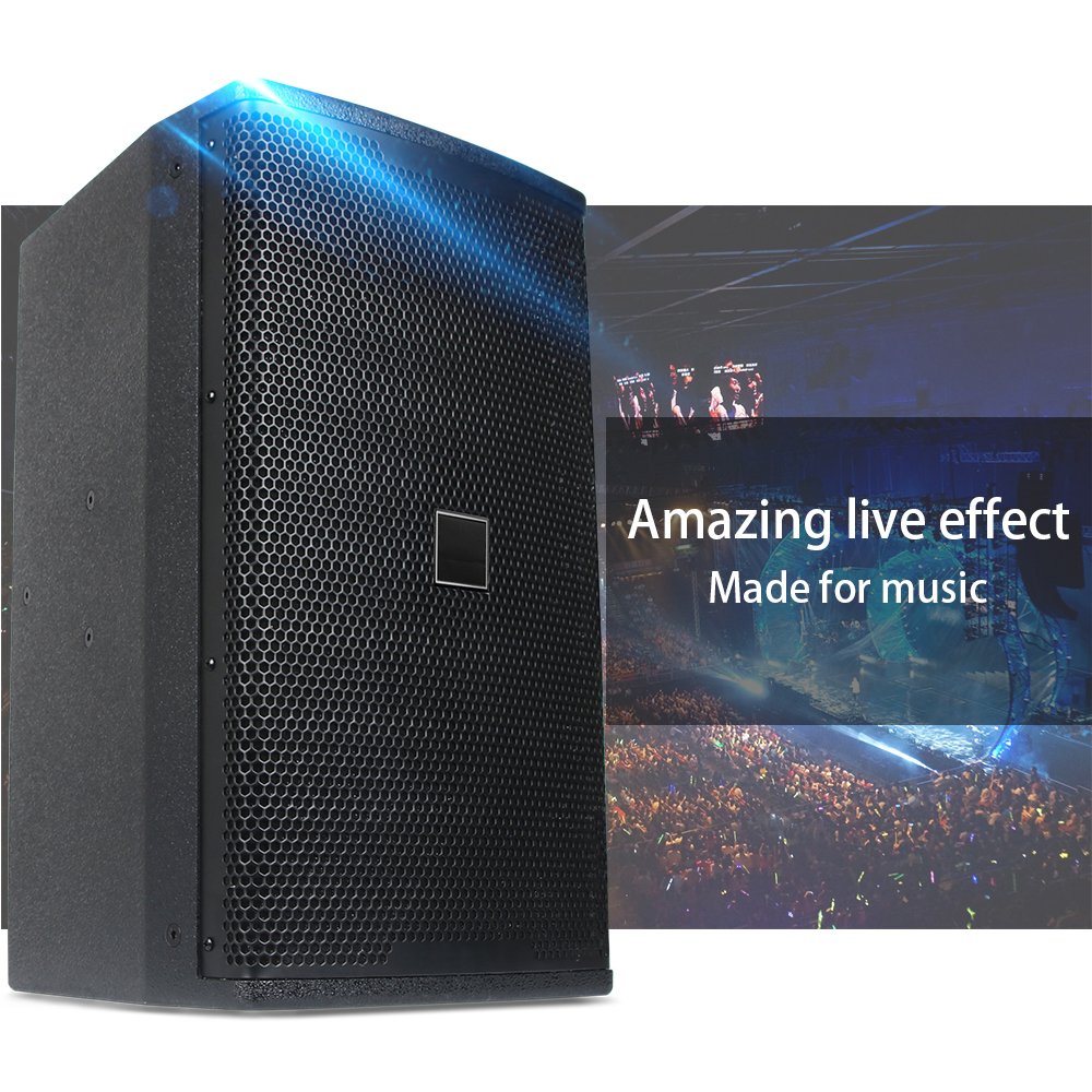 KP600 Professional 12-inch Speaker Audio System Sound Equipment/8 channels audio mixer /Speaker For Family party conference