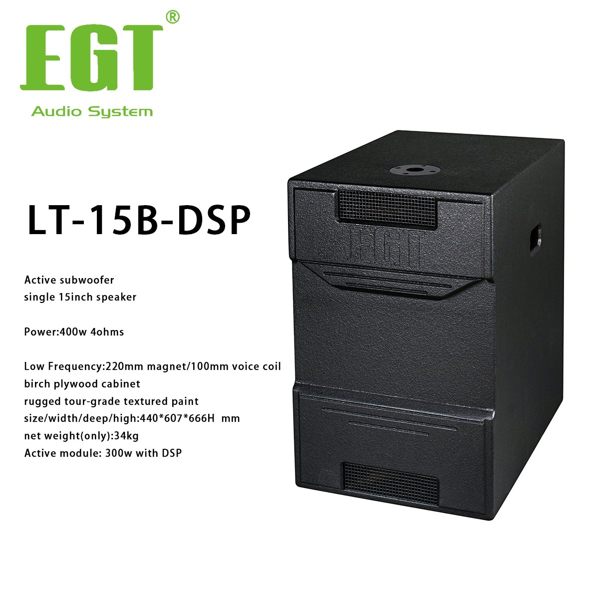 column loudspeaker sound equipment portable speakers pa active professional audio 300 watts amplifier factory from China