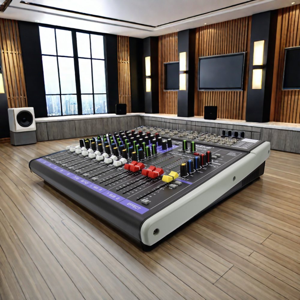 BX102 Professional mixing console 10-Channel Audio Mixer mp3 16 delay effect processor Sound Music Equalizer for Audio Systems
