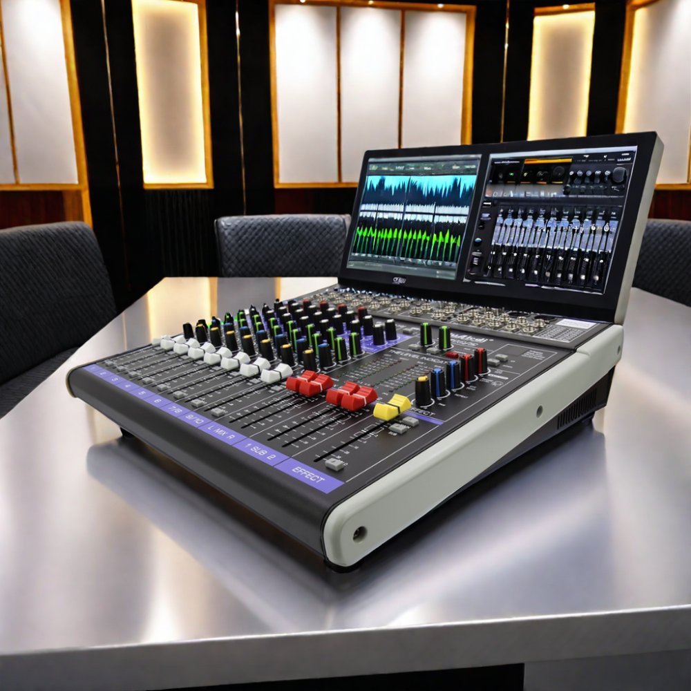BX102 Professional mixing console 10-Channel Audio Mixer mp3 16 delay effect processor Sound Music Equalizer for Audio Systems