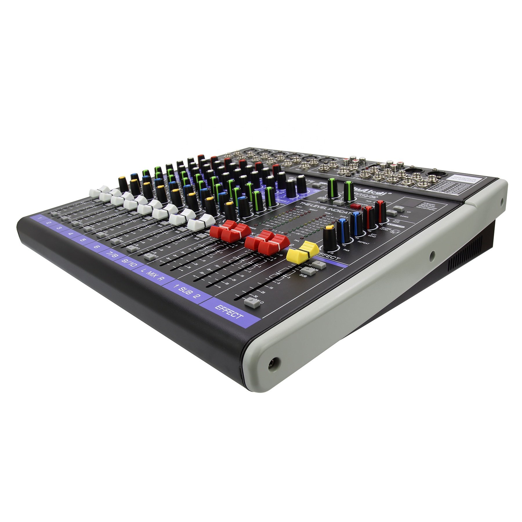 BX102 Professional mixing console 10-Channel Audio Mixer mp3 16 delay effect processor Sound Music Equalizer for Audio Systems