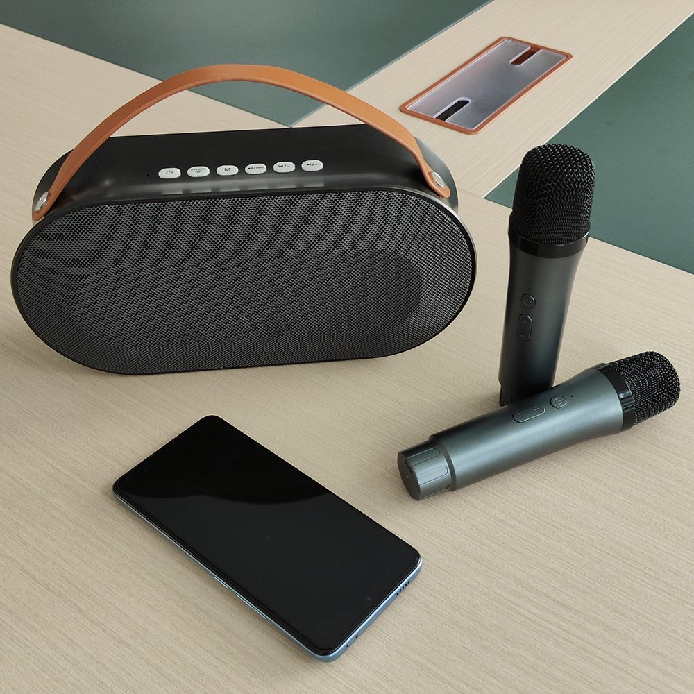 30w power loa portable audio player bluetooth sound box with karaoke microphone lyric speaker box music system full set