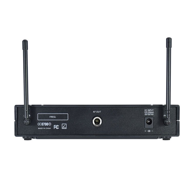 Portable Mics UHF Cordless Wireless Microphone System Audio Video Equipments And Receiver For Speech, Conference, Party, KTV