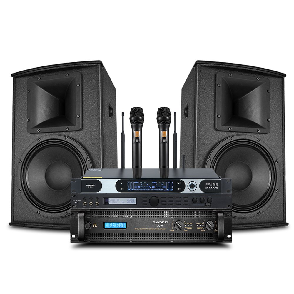 K5 professional KTV audio set of a full set of high-end jukebox bar project equipment 12-inch speakers