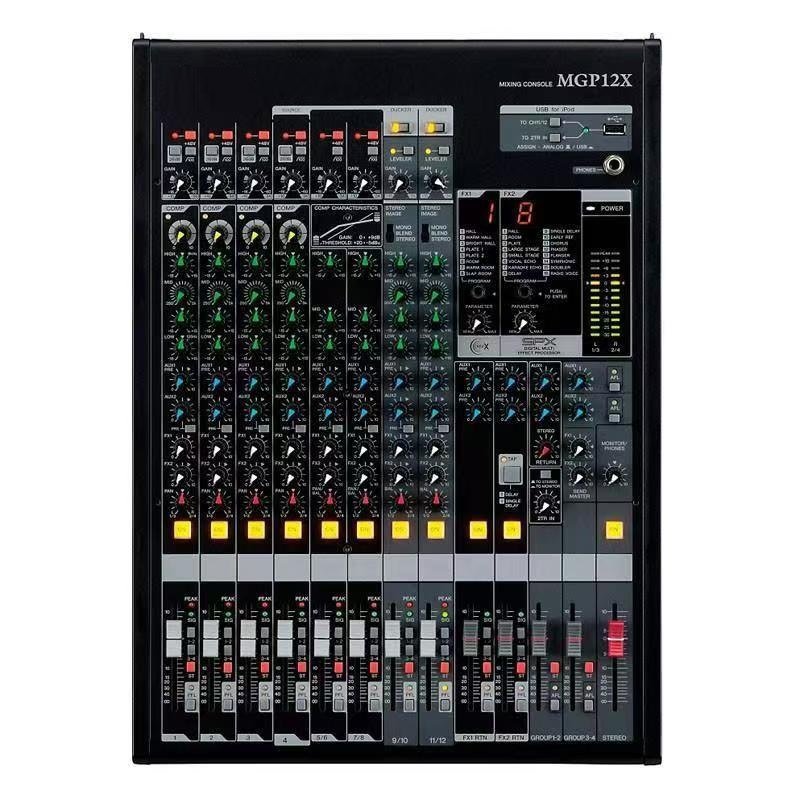 MGP12/16X 12/16 Channel professional audio mixing console pro audio digital multi effector processor for stage sound system