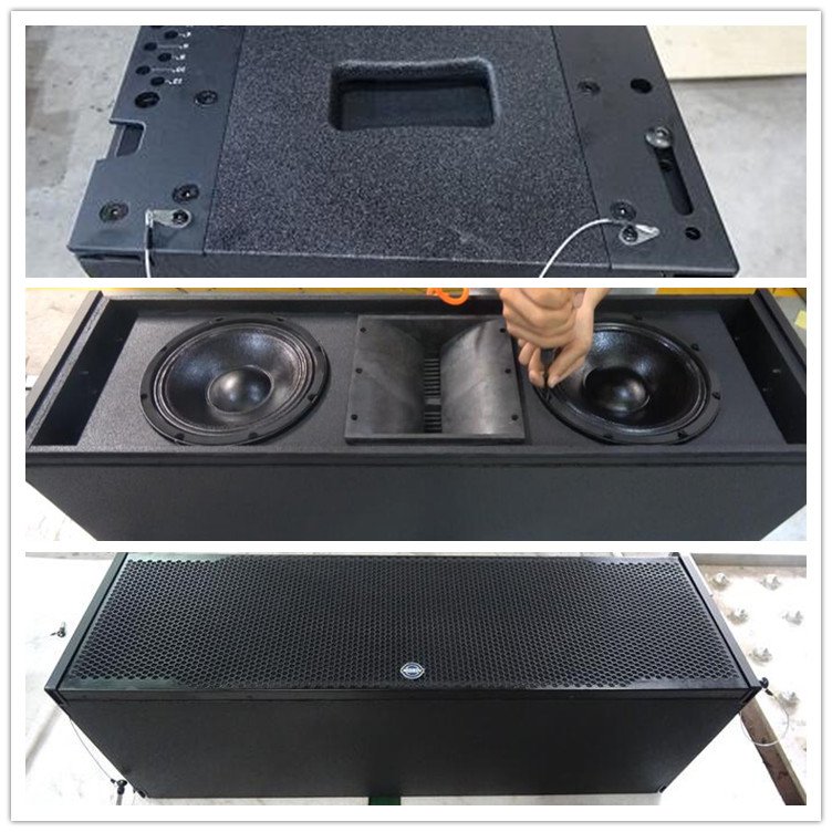 Dual 10 Inch Line Array Speakers subwoofer for outdoor show